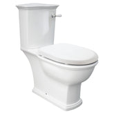 KENSINGTON Front Lever Close-Coupled Toilet Suite, P-Trap Or S-Trap