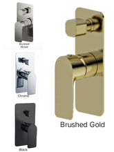 LUXURY Shower Divertor Mixer In Chrome, Matte Black, Brushed Nickle, And Brushed Gold