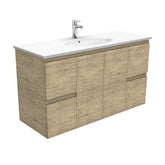 MARY Edge Scandi Oak 1200 Wall-Hung/Kickboard Vanity