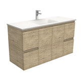 CUBA Phoenix Stone 1200 + Edge Scandi Oak Wall-Hung/Kickboard