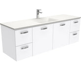 CUBA Phoenix Stone 1500, Single Bowl + UniCab Wall-Hung/Kickboard