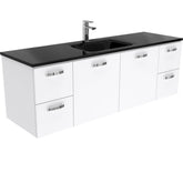 CUBA Black 1500, Single Bowl + UniCab Wall-Hung/Kickboard