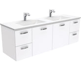 GREEK UniCab? 1500 Double Bowl Wall-Hung/Kickboard Vanity