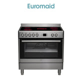 EUROMAID CS90S 90cm Stainless Steel Electric Oven + Ceramic Cooktop