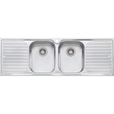 DIAZ Double Bowl Sink With Double Drainer Available In 1550x560x240mm