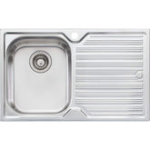 DIAZ Single Bowl Sink with Drainer in 830 x 540 x 240 mm