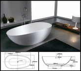 Egg Shape Stone Bath-1700
