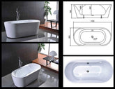 Free Standing Bath Tub 1700mm