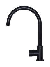 MEIR Round Gooseneck Kitchen Mixer Tap with Pinless Handle
