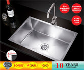 SPECTER Handmade Stainless Steel Under/Topmount Kitchen Laundry Single Sink in Size 450*250*200
