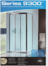 Framed 3 Door Front Sliding Shower Screen upto 900mm