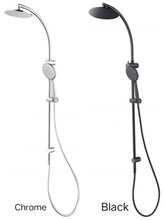 COPENHAGEN Dual Shower Set In Chrome, And Matte Black