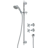 ILLIAN Rail Shower Set, Chrome,Brushed Nickel,Matte Black