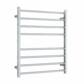 HOTRAIL STRAIGHT ROUND SQUARE LADDER HEATED TOWEL RAIL W650xH800xD128mm