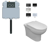 Johnson Suisse Life Econoflush Inwall Toilet Suite