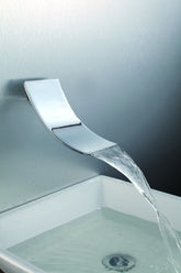 Curved Waterfall Bath Outlet