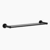 Round Metal Shelf-Black/White