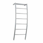HOTRAIL STRAIGHT ROUND LADDER HEATED TOWEL RAIL WITH SHELF W580xH1190xD225mm