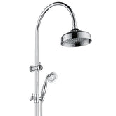 ILLIAN Chrome Twin Shower,Brushed Nickel,Matte Black