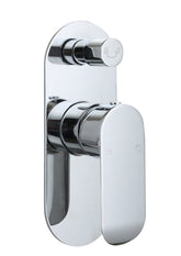 CURVY DIVERTOR Shower Mixer In Chrome, Matte Black And Brushed Nickel