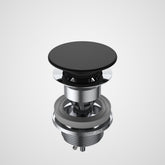 RUBANE II BASIN DOME POP-UP PLUG & WASTE CHROME, BRUSHED BRASS, BRUSHED NICKEL, MATTE BLACK & GUNMETAL