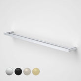 FUNA SINGLE OR DOUBLE TOWEL RAIL 930MM CHROME, BRUSHED BRASS, BRUSHED NICKEL & MATTE BLACK