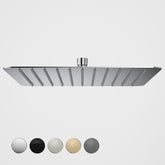 RUBANE II 200MM OR 300MM SQUARE RAIN SHOWER CHROME, BRUSHED BRASS, BRUSHED NICKEL, MATTE BLACK OR GUNMETAL