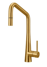 ESSENTE Stainless Steel Square Goose Neck Pull Out Mixer