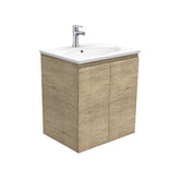 MARY Edge Scandi Oak 600 Wall-Hung/Kickboard Vanity
