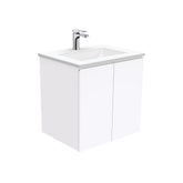 GREEK Fingerpull Gloss White 600 Wall-Hung/Kickboard Vanity