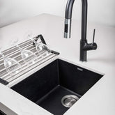 Santorini Black Standard Bowl Undermount Sink