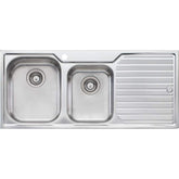 Oliveri Diaz 1080mm 1.75 Bowl & Single Drainer Sink