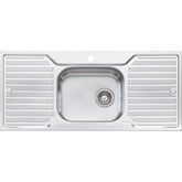 Oliveri Diaz 1080mm Single Bowl & Double Drainer Sink