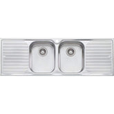 Oliveri Diaz 1430mm Double Bowl & Double Drainer Sink