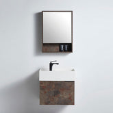 KEW Wall Hung Vanity In 600mm With Rust, Cement Grey And Navy Blue