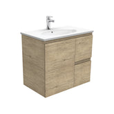 MARY Edge Scandi Oak 750 Wall-Hung/Kickboard Vanity
