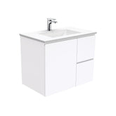 GREEK Fingerpull Gloss White 750 Wall-Hung/Kickboard/On Legs Vanity
