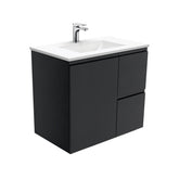 GREEK Fingerpull Matte Black 750 Wall-Hung/Kickboard Vanity