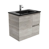 CUBA Black 750 + Edge Industrial Wall-Hung/Kickboard