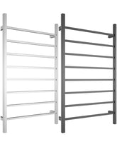 BEN Square Towel Ladder in Chrome And Matte Black Available In 700 W 115H 115mm (D)