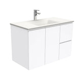 CUBA Phoenix Stone 900 + Gloss White Fingerpull Wall-Hung/Kickboard/On Legs