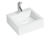 Small Square Shaped Above Counter Basins