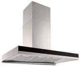 BLACK GLASS BAFFLE FILTER Q SERIES RANGEHOOD - 900MM