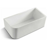 ANGOLO GLOSS WHITE CORNER BATH Right and Left corner with 1700mm and 1500mm