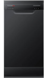 BLACK FREESTANDING DISHWASHER - 450MM 9 PLACE SETTINGS