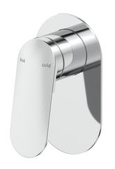 ZIZA Shower Mixer – Oval Plate – TRIM KIT ONLY Chrome, Black, Brushed nickel, Gun metal, french Gold