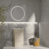 ERICA 460mm Natural Oak Floor Standing Vanity