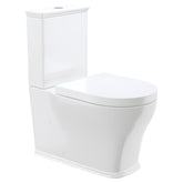 Lillian Tornado Flush Back-to-Wall Toilet Suite, Gloss White