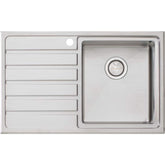 APOLLO Single Bowl Sink And with Drainer In LHB Or RHB Available In 800X500mm
