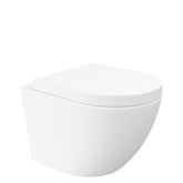 Koko Tornado Flush Wall Hung Toilet Suite, Matte White
